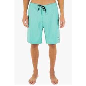 HURLEY Men 32 Green One & Only Cross Dye 8" Inseam Board Shorts Swim Trunks NEW
